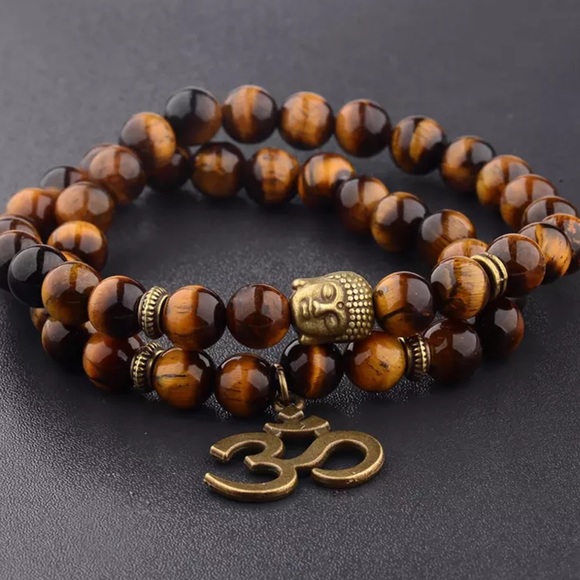 Gemstone Meditation Mala bracelet - Picture 6 of 11